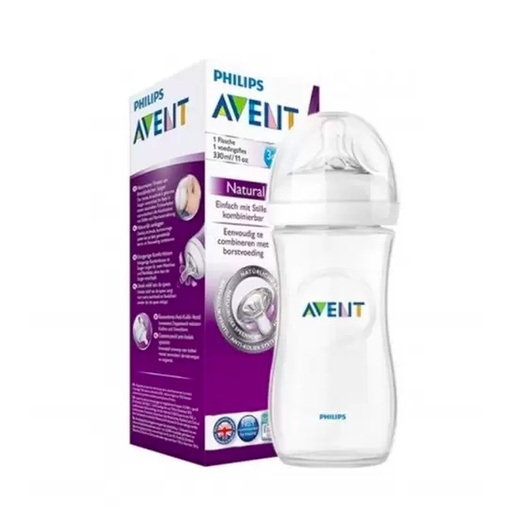 [SCY906/01] PHILIPS AVENT BIBERON NATURAL TEAT 3M+ l 330ml