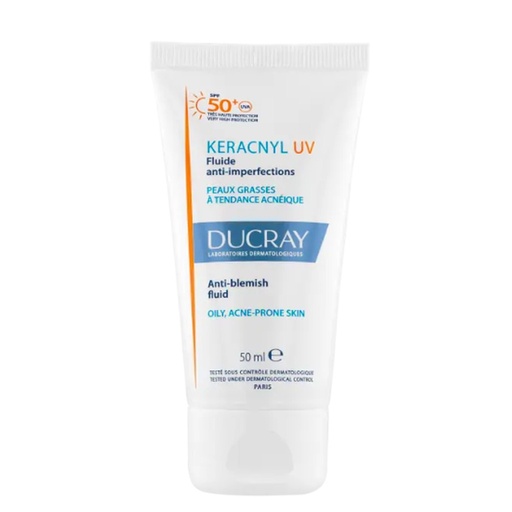 Ducray keracnyl uv fluide anti imperfections Spf 50+ l 50ml