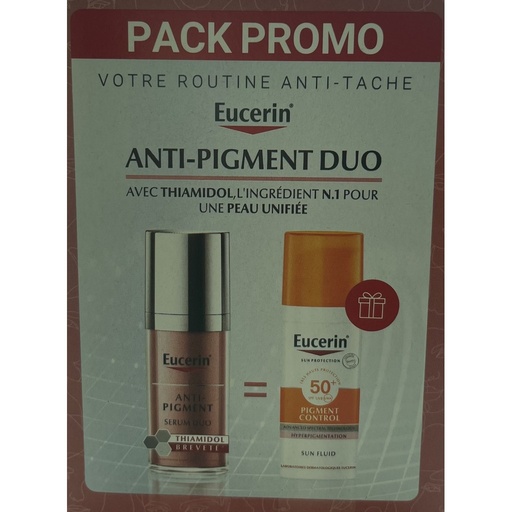 Pack eucerin serum duo + crème solaire pigment control