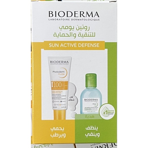 Pack photoderm fluide 100 invisible + sebium H2O