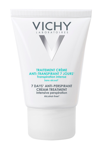 Dermo-Tolérance Traitement Crème Anti-Transpirant 7 Jours Tous Types de Peaux | 30ml