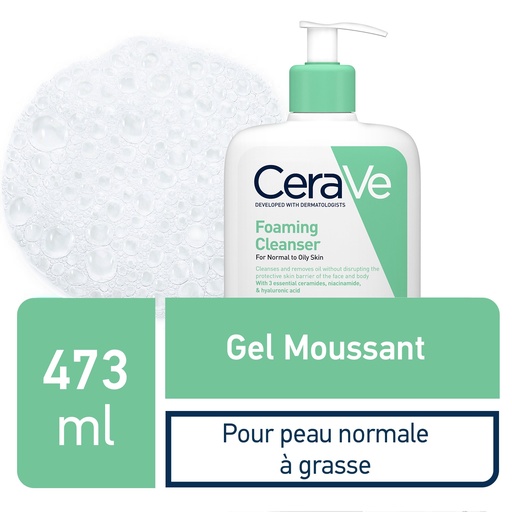 CeraVe Gel Moussant Nettoyant l 473ml