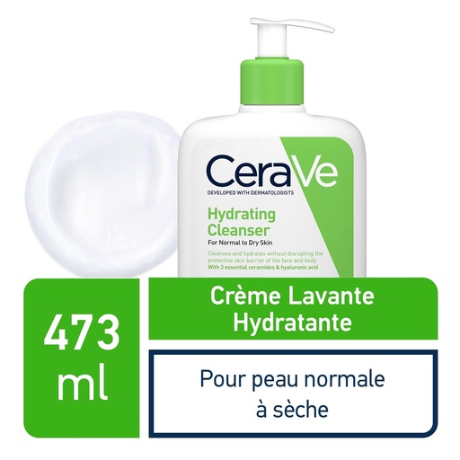 CeraVe Crème Lavante Hydratante l 473ml