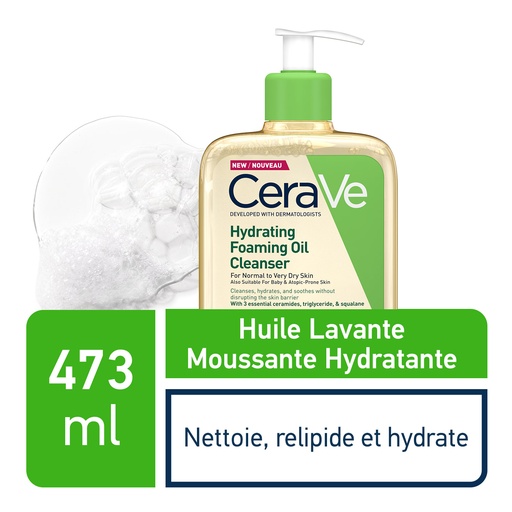 CeraVe Huile Lavante Moussante Hydratante l 473ml