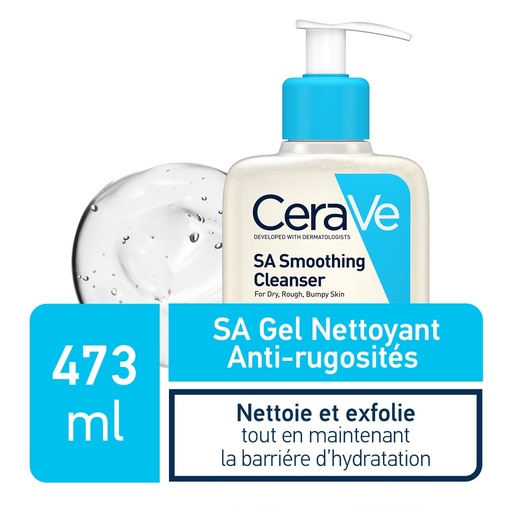CeraVe SA Gel Nettoyant Anti Rugosités l 473ml