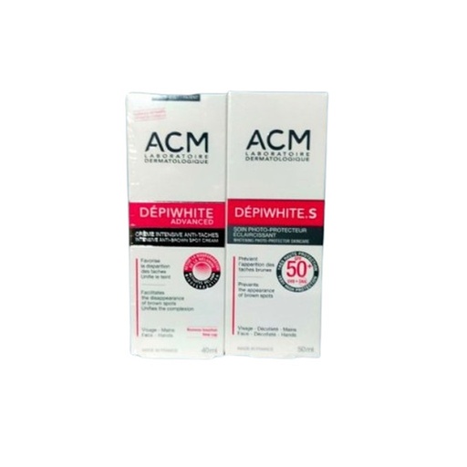 PACK ACM DEPIWHITE CREME ADVANCED + DEPIWHITE.S creme SOLAIRE SPF50