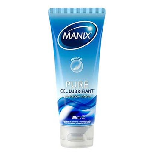MANIX Pure Gel Lubrifiant Hydratation et Douceur l 80 ml
