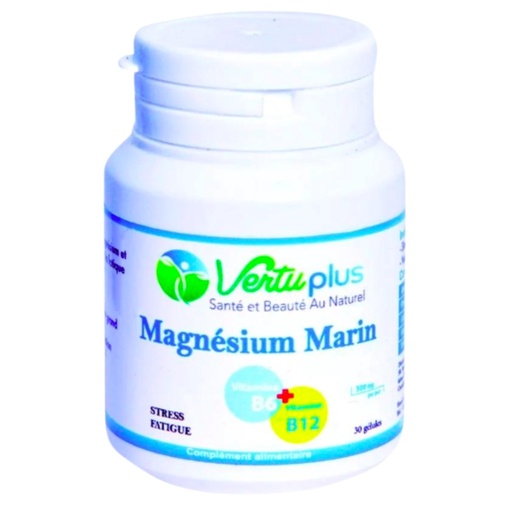 Vertu Plus Magnesium Bisglycinate + B6 + B12