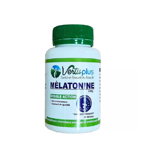 Vertu Plus Melatonine 2mg l 60 Gélules