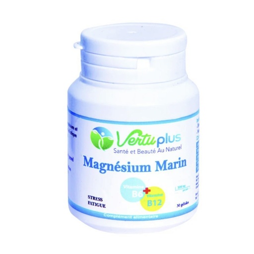 Vertu Plus Magnésium Marin 30 Gélules