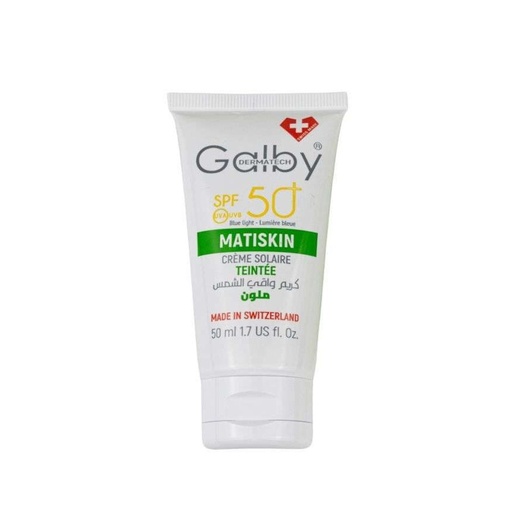 GALBY Matiskin Crème Solaire teintée SPF50+ l 50ml