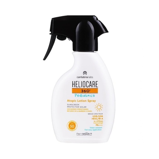 Heliocare 360° Pediatrics Atopic Lotion Spray SPF50