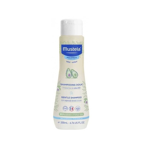 Mustela Shampoing doux bébé à l'avocat BIO l 200 ml