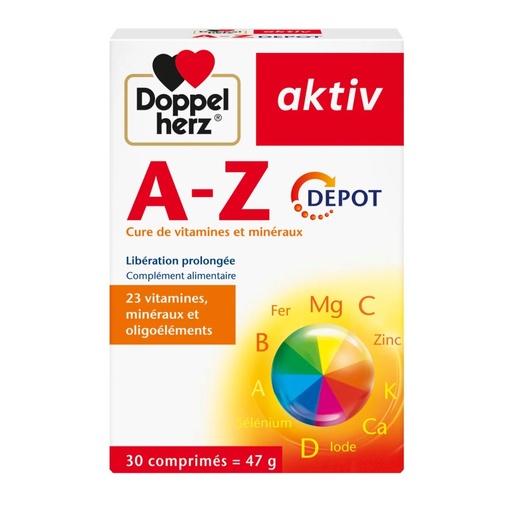 Doppelherz aktiv A-Z Depot l 30 Comprimés