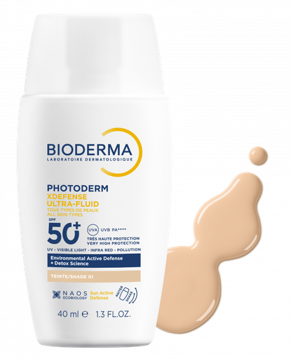 BIODERMA PHOTODERM XDEFENSE ULTRA-FLUID SPF50+ TEINTE 01
