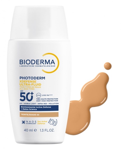 BIODERMA PHOTODERM XDEFENSE ULTRA FLUID SPF 50+ TEINTE 03 l 40ml