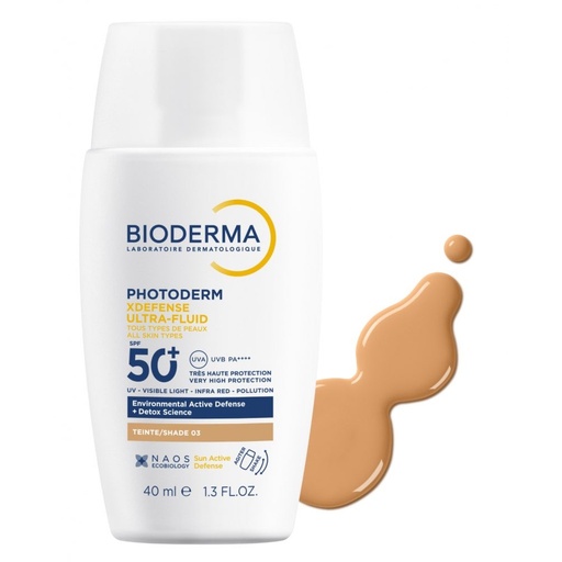 BIODERMA PHOTODERM XDEFENSE ULTRA FLUID SPF 50+ TEINTE 03 l 40ml