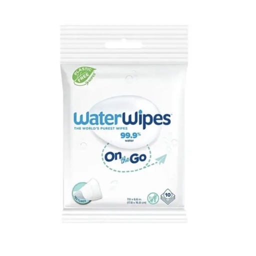 WaterWipes On the Go Lingettes 10 Pieces