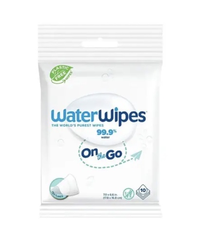 WaterWipes On the Go Lingettes 10 Pieces