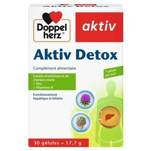Doppelherz Aktiv Detox 30 Gélules