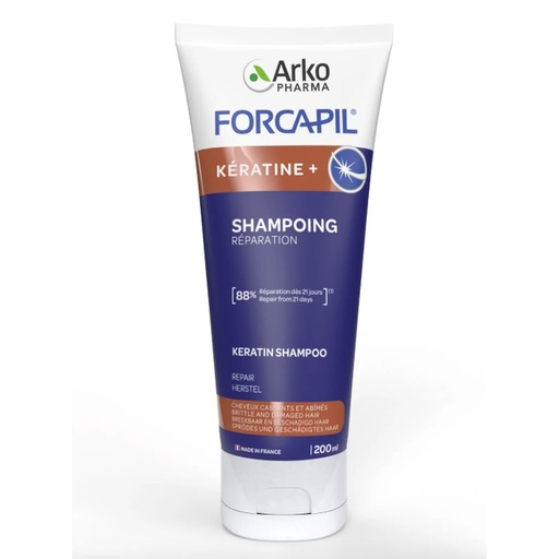 Forcapil® Shampoing Fortifiant Kératine +