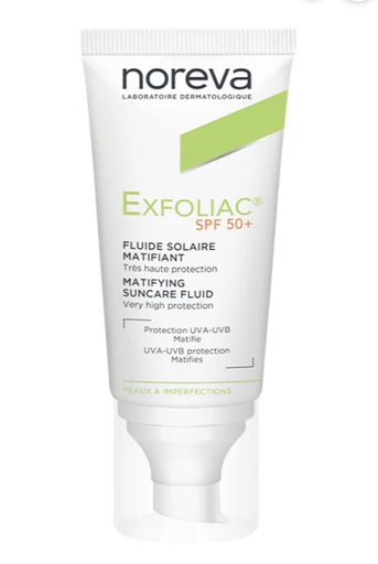 NOREVA Fluide solaire matifiant SPF50+ l 40ml