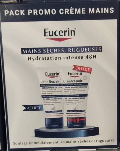 Pack Eucerin UreaRepair Plus Crème Mains 5% d'Urée (copie)
