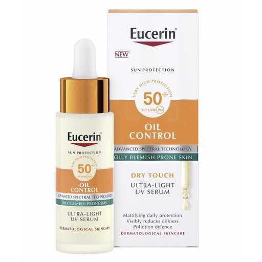Eucerin Sun Oil Control Ultra‑Light UV Serum SPF 50+
