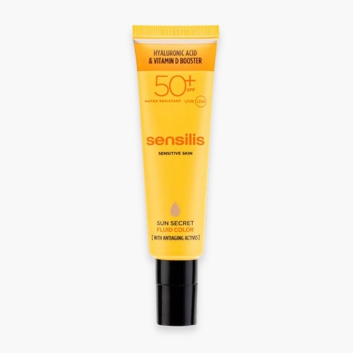 SENSILIS  Sun Secret Fluid Color Solaire Anti-Âge Teinté SPF50+ l 50ml
