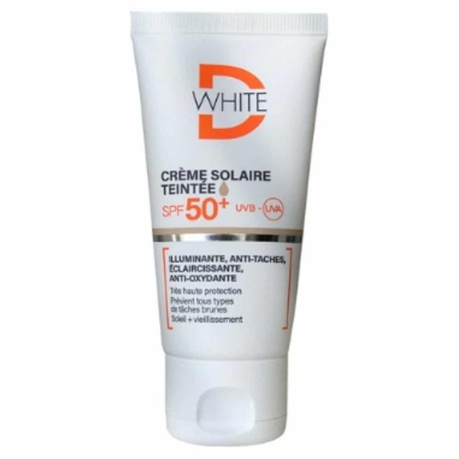 Dwhite Crème Solaire Teinte Medium SPF50+ – 50ml