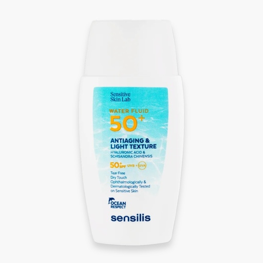 SENSILIS Sun Water Fluid Anti-Âge Texture Légère Solaire SPF50+ l 40ml