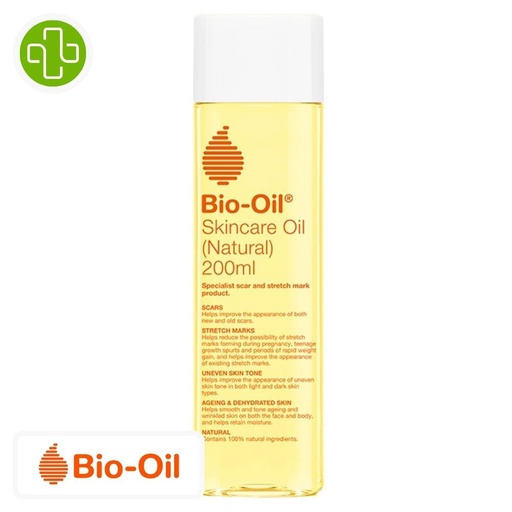 BIO OIL NARUTAL huile de soin anti vergeturs 200ml