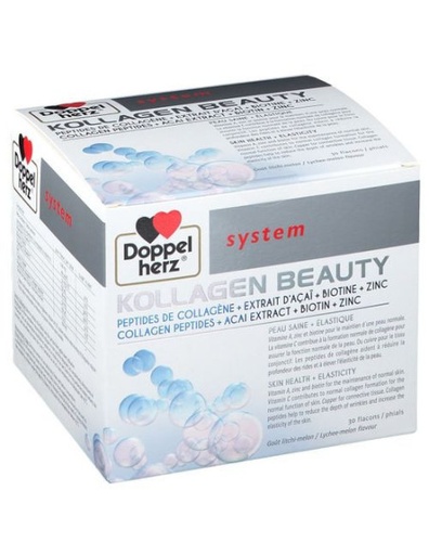 AKTIV KOLLAGEN BEAUTY Peptides de collagène + extrait d’açaï + biotine + zinc