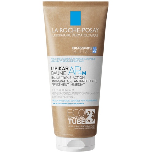 Lipikar Baume AP+M Tube Eco-Responsable Peau Sèche et Eczéma Atopique l 200ml