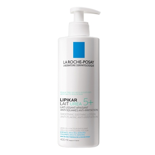 Lipikar Lait Urea 5+ Peau Sensible Très Sèche l 400ml