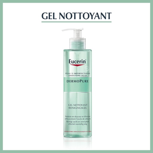 Eucerin Dermopure Gel nettoyant l 200ml