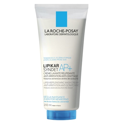 Lipikar Syndet AP+ Crème Lavante Peau Sèche et Eczéma Atopique l 200ml