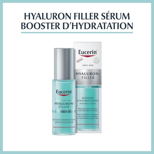 Eucerin Hyaluron-Filler + 3x Effect sérum booster hydratation