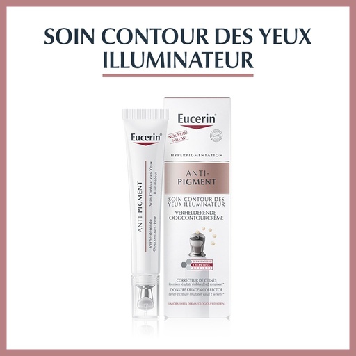 Eucerin Anti pigment Soin Contour des Yeux Illuminateur Correcteur de Cernes