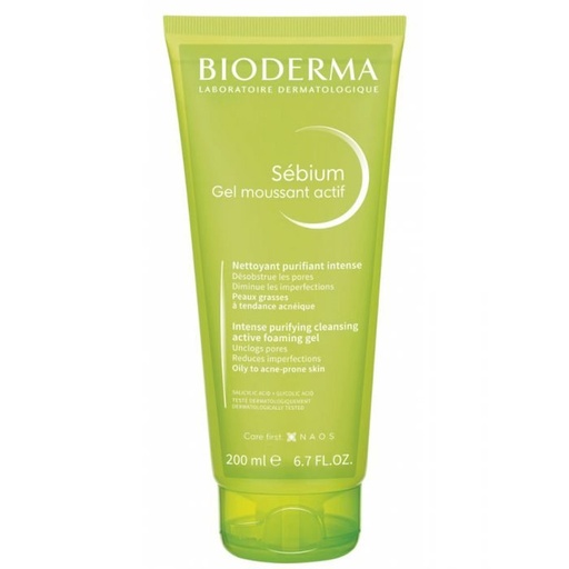 BIODERMA SEBIUM GEL MOUSSANT ACTIF l 200ml