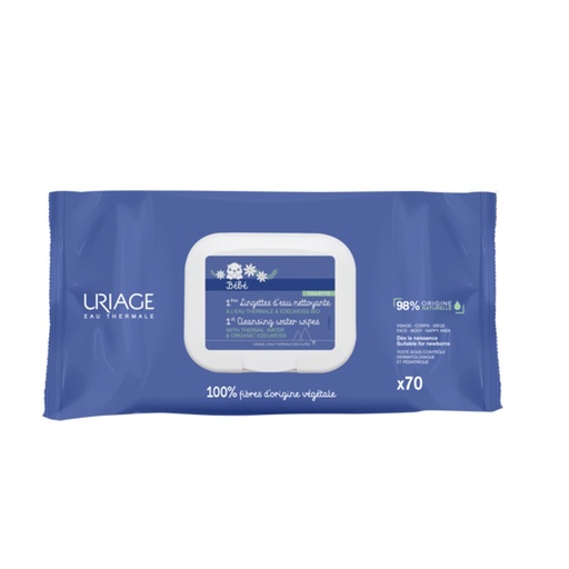 Uriage bébé - 1éres lingettes nettoyantes x70