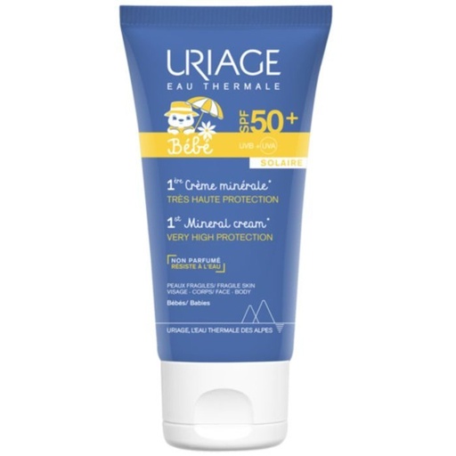 URIAGE bébé 1ERE CREME MINERALE SPF50+ l 50ml
