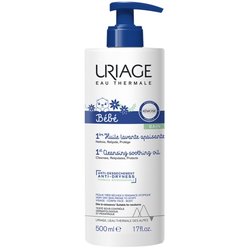 URIAGE bébé 1ERE HUILE LAVANTE APAISANTE-500ml