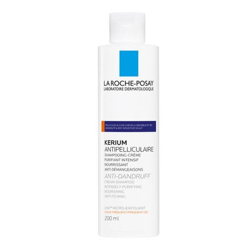 Kerium Shampoing Antipelliculaire Pellicules Sèches | 200ml