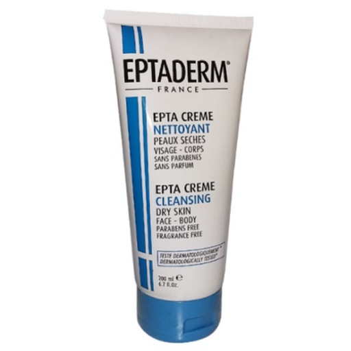 EPTADERM EPTA CREME NETTOYANTE PEAUX SECHES VISAGE CORPS - 200 ML