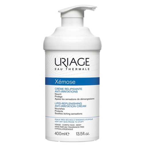 URIAGE XEMOSE - CRÈME RELIPIDANTE ANTI-IRRITATIONS - 400ML