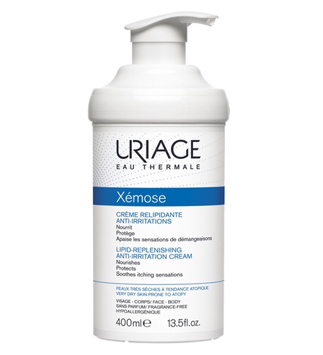 URIAGE XEMOSE - CRÈME RELIPIDANTE ANTI-IRRITATIONS - 400ML