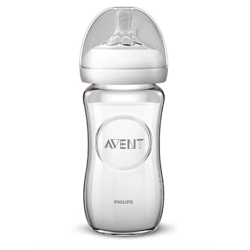 [SCF053/17] PHILIPS AVENT BIBERON 1M+ NATURAL VERRE - 240 ml