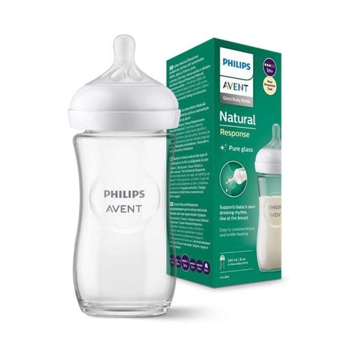 [SCF053/17] PHILIPS AVENT BIBERON 1M+ NATURAL VERRE - 260ml