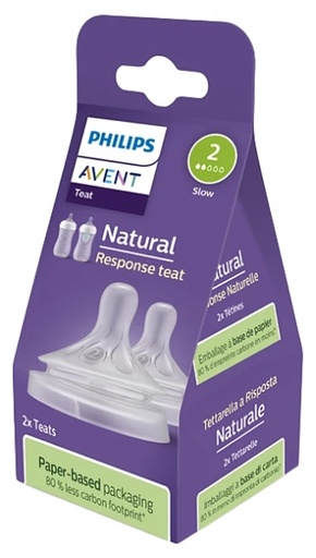 [SCY962-02] PHILIPS AVENT TETINE NATURAL 0M+2GOUTE